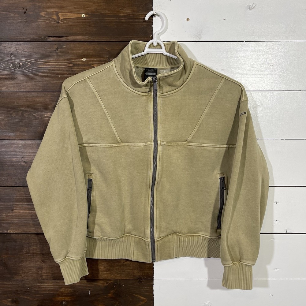 Merrell Fleece Lined Beige Cropped Jacket